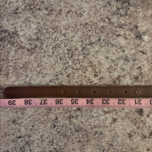 Gucci Brown Leather Double G Buckle Belt - Picture 7 of 7